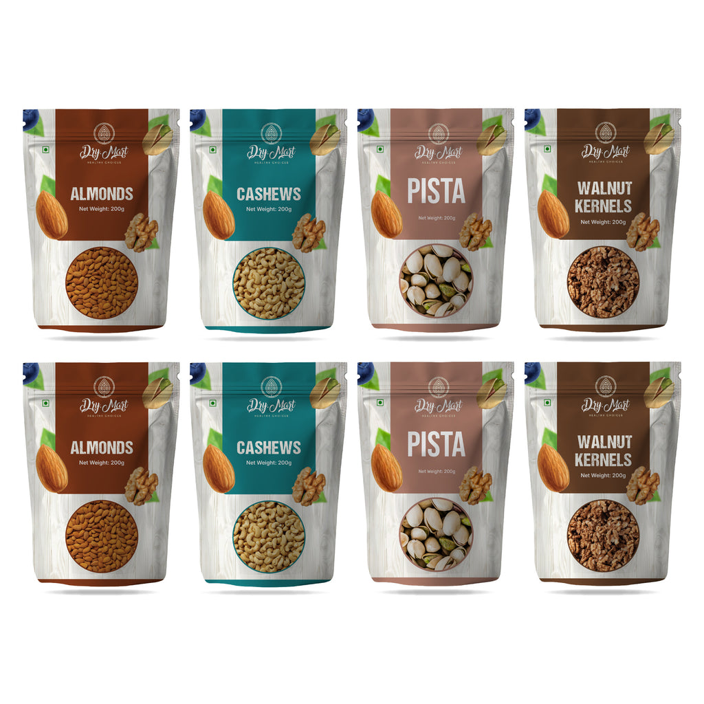 Almond + Cashew +  Pista + Walnut Kernels