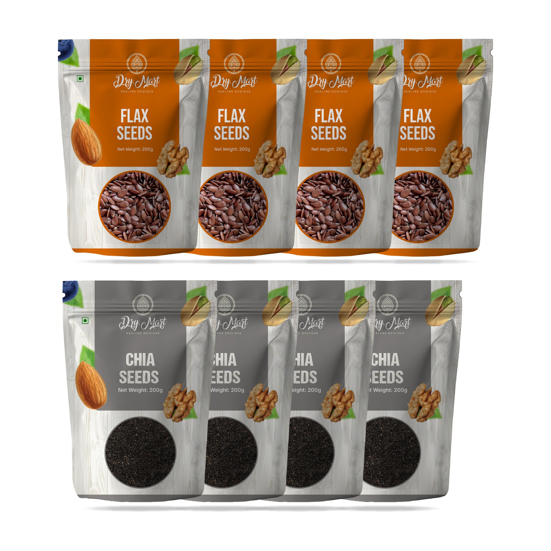 Chia Seeds + Flax Seeds
