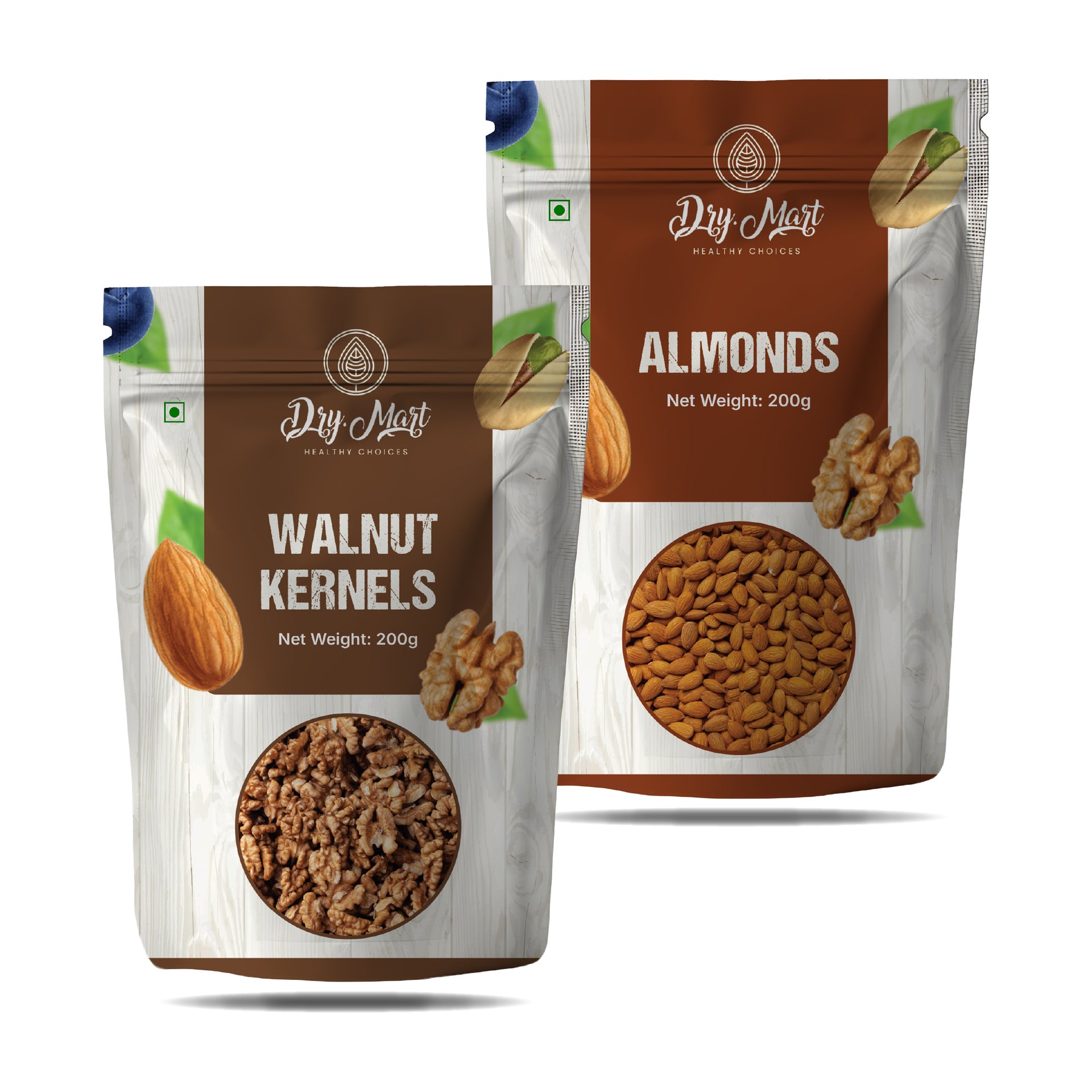 Walnut Kernels + Almond