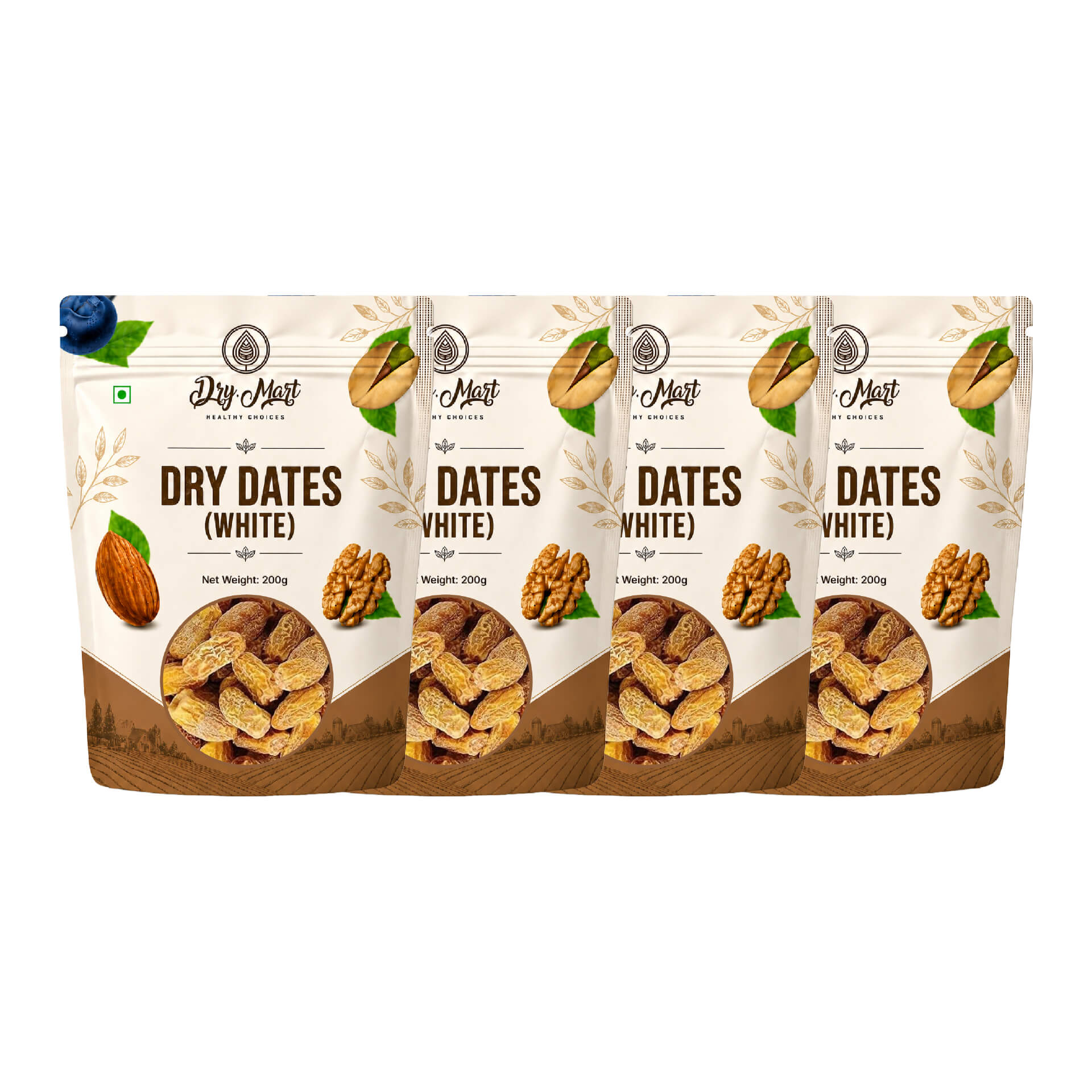 White Dry Dates