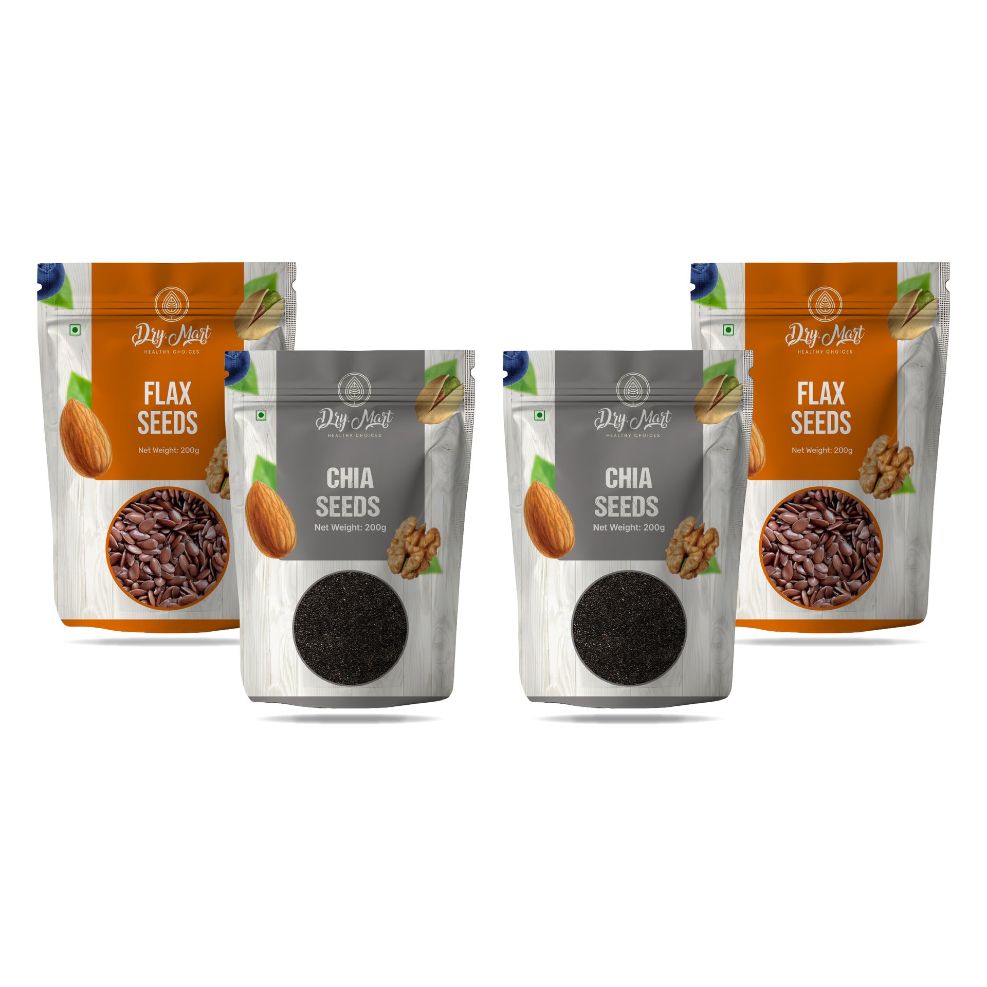 Chia Seeds + Flax Seeds